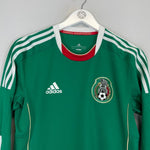 2011/13 MEXICO *PLAYER ISSUE* L/S HOME SHIRT (M) ADIDAS - Cult Kits - Medium - Buy Vintage Football Shirts, Authentic Retro Football Shirts For Sale, Classic Football Shirts & Soccer Jersey