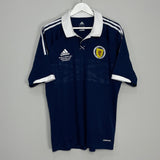 Shop 2011/13 SCOTLAND #16 *SCOTTISH FA SELECT* HOME SHIRT (XL) ADIDAS, classic football shirts, vintage football shirts & retro soccer jerseys at Cult Kits