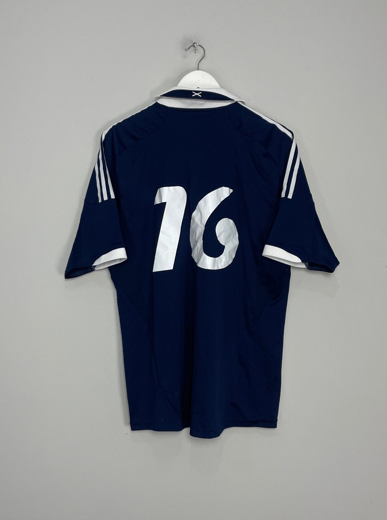Shop 2011/13 SCOTLAND #16 *SCOTTISH FA SELECT* HOME SHIRT (XL) ADIDAS, classic football shirts, vintage football shirts & retro soccer jerseys at Cult Kits