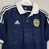 Shop 2011/13 SCOTLAND HOME SHIRT (L) ADIDAS, classic football shirts, vintage football shirts & retro soccer jerseys at Cult Kits