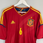 Shop 2011/13 SPAIN A.INIESTA #6 HOME SHIRT (XL) ADIDAS, classic football shirts, vintage football shirts & retro soccer jerseys at Cult Kits