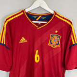 Shop 2011/13 SPAIN A.INIESTA #6 HOME SHIRT (XL) ADIDAS, classic football shirts, vintage football shirts & retro soccer jerseys at Cult Kits