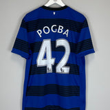 Shop 2011/13 MANCHESTER UNITED POGBA #42 AWAY SHIRT (XL) NIKE, classic football shirts, vintage football shirts & retro soccer jerseys at Cult Kits
