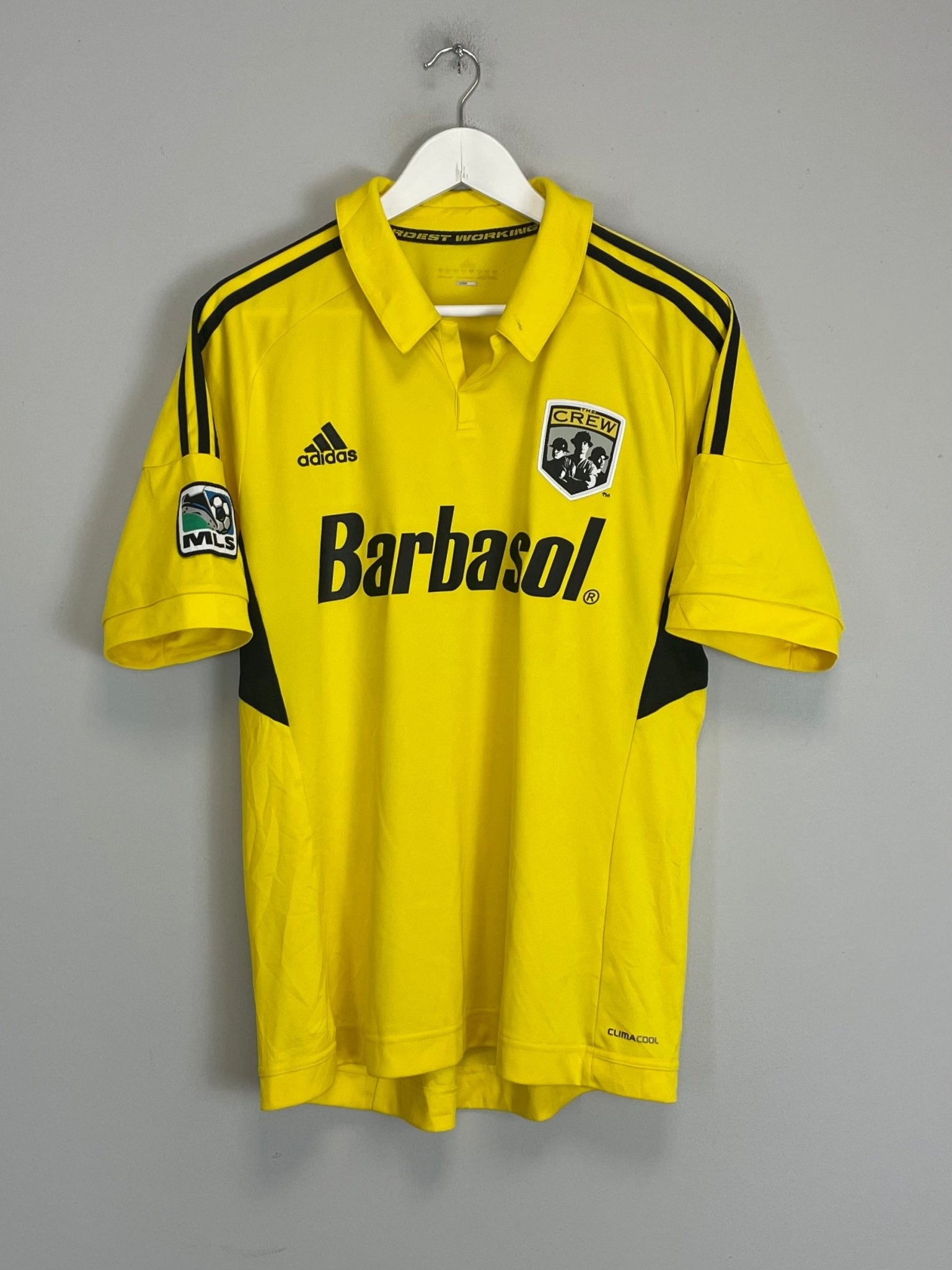 Shop 2012 COLUMBUS CREW HOME SHIRT (L) ADIDAS, classic football shirts, vintage football shirts & retro soccer jerseys at Cult Kits