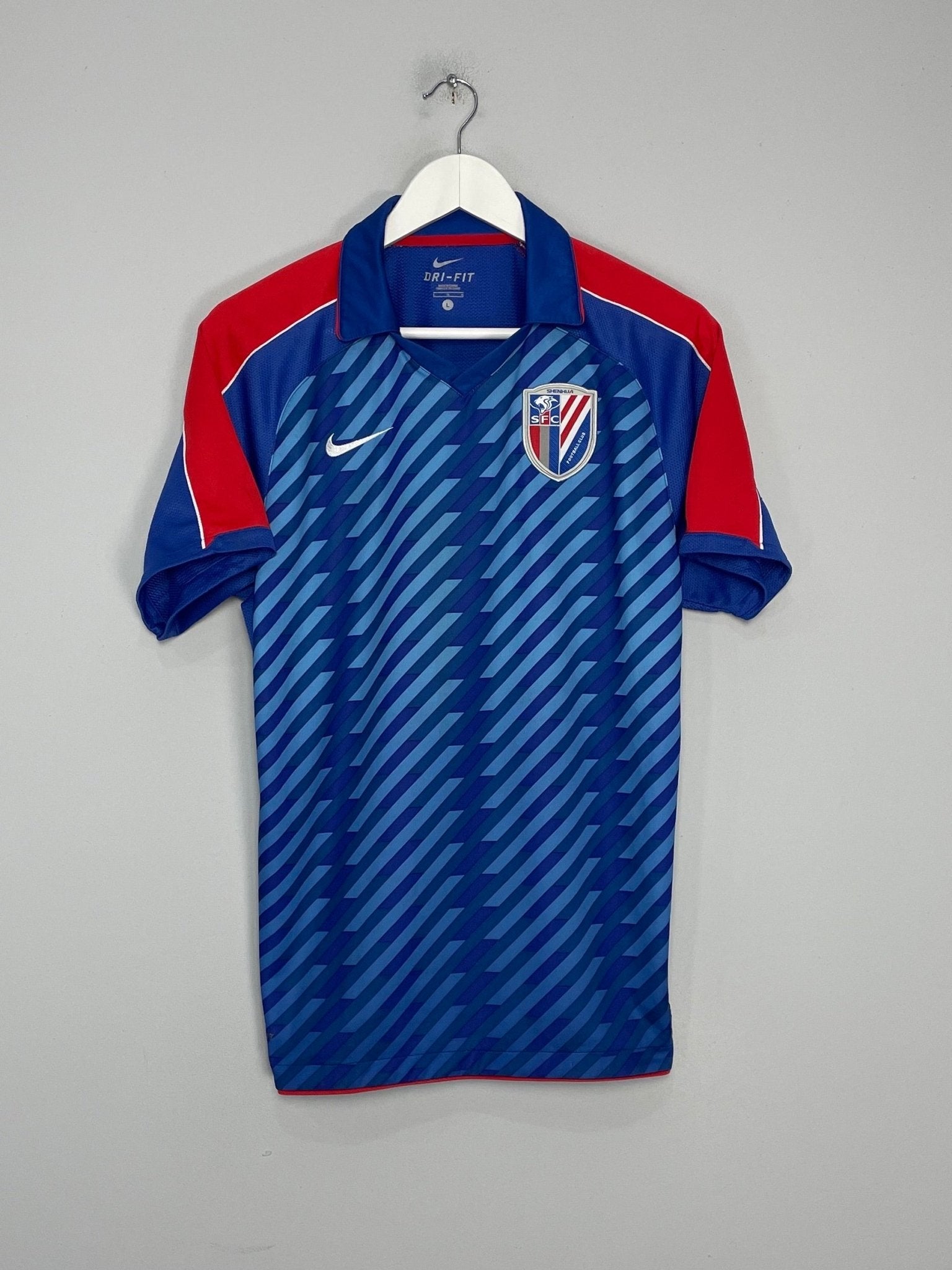 Shop 2012 SHANGHAI SHENHUA HOME SHIRT (L) NIKE, classic football shirts, vintage football shirts & retro soccer jerseys at Cult Kits