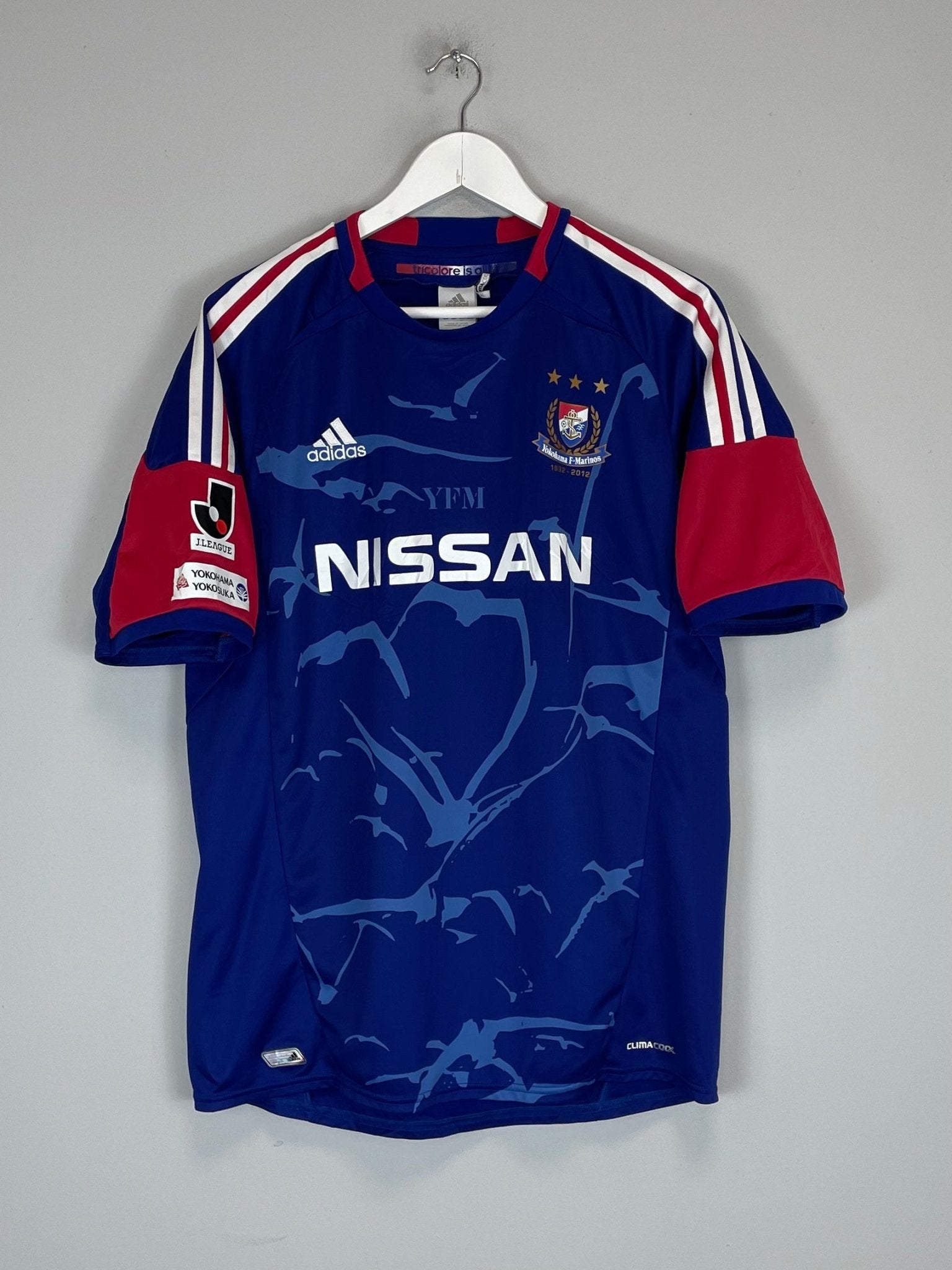 Shop 2012 YOKOHAMA MARINOS HOME SHIRT (L) ADIDAS, classic football shirts, vintage football shirts & retro soccer jerseys at Cult Kits