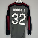 2012/13 AC MILAN ABBIATI 32 GK SHIRT (M) ADIDAS - Cult Kits - Medium - Buy Vintage Football Shirts, Authentic Retro Football Shirts For Sale, Classic Football Shirts & Soccer Jersey