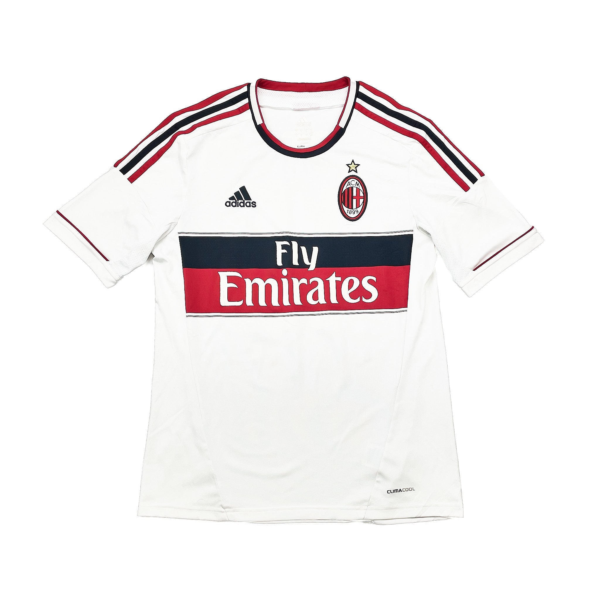 Buy 2012/13 AC MILAN BALOTELLI 45 AWAY SHIRT (M) ADIDAS ~ Free worldwide shipping available ~ Authentic Vintage Football Shirts from Cult Kits