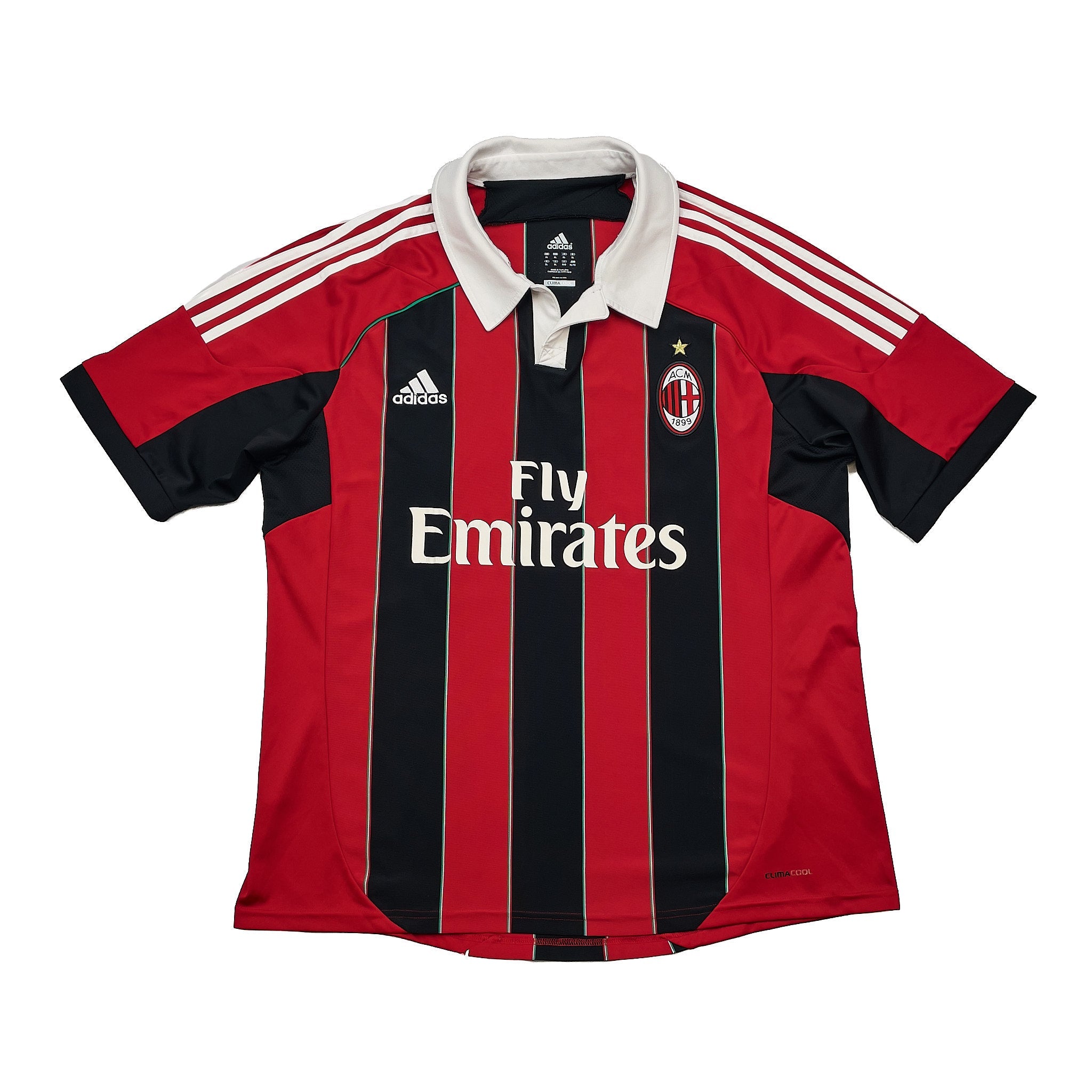 Buy 2012/13 AC Milan Balotelli 45 Home Shirt (XL) Adidas ~ Free worldwide shipping available ~ Authentic Vintage Football Shirts from Cult Kits