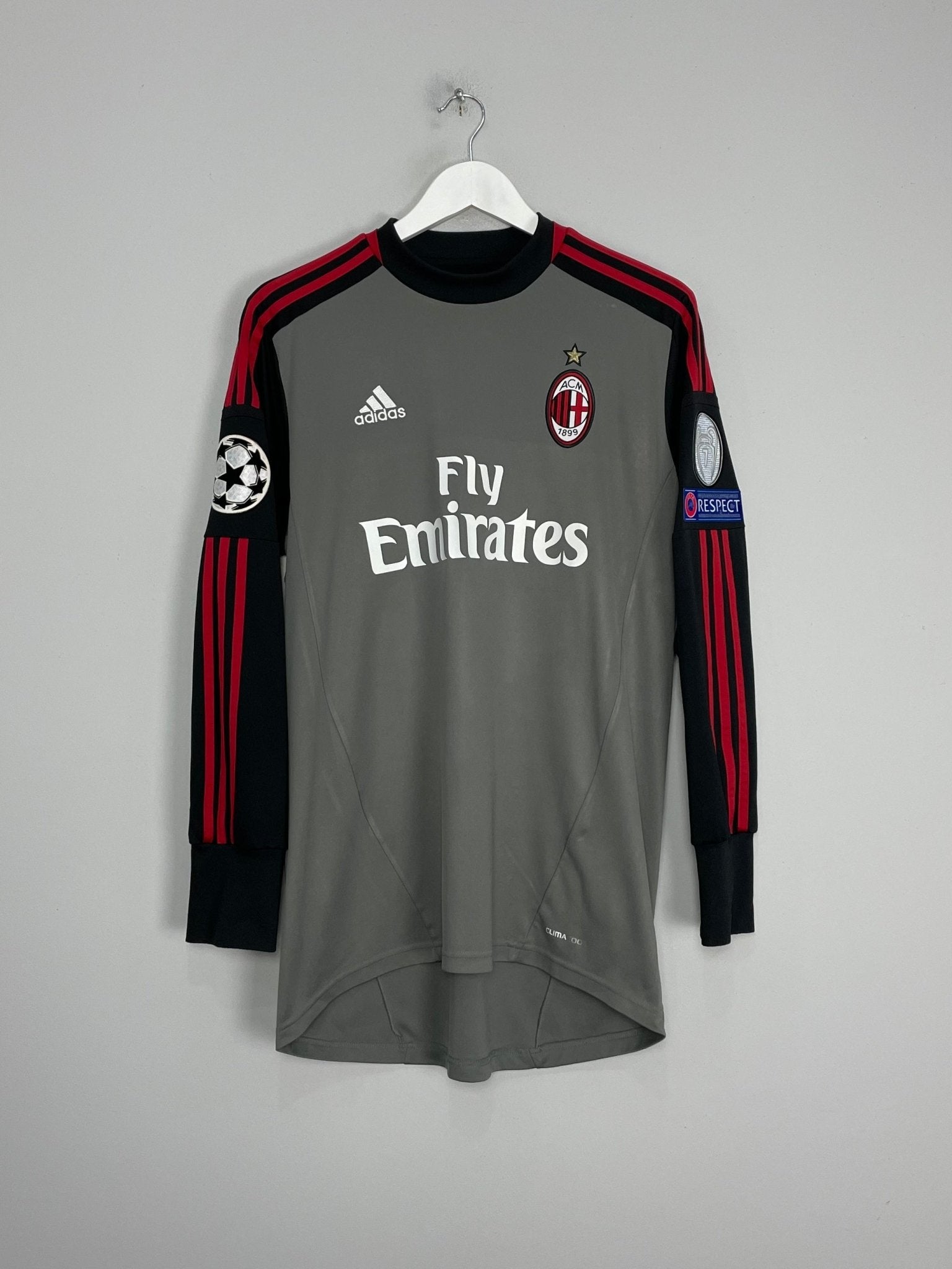 Shop 2012/13 AC MILAN C/L GK SHIRT (L) ADIDAS, classic football shirts, vintage football shirts & retro soccer jerseys at Cult Kits