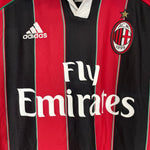 2012/13 AC MILAN HOME SHIRT (M) ADIDAS - Cult Kits - Medium - Buy Vintage Football Shirts, Authentic Retro Football Shirts For Sale, Classic Football Shirts & Soccer Jersey