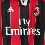 2012/13 AC MILAN HOME SHIRT (M) ADIDAS - Cult Kits - Medium - Buy Vintage Football Shirts, Authentic Retro Football Shirts For Sale, Classic Football Shirts & Soccer Jersey