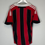 2012/13 AC MILAN HOME SHIRT (M) ADIDAS - Cult Kits - Medium - Buy Vintage Football Shirts, Authentic Retro Football Shirts For Sale, Classic Football Shirts & Soccer Jersey
