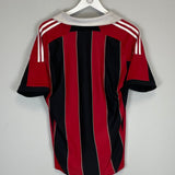 2012/13 AC MILAN HOME SHIRT (M) ADIDAS - Cult Kits - Medium - Buy Vintage Football Shirts, Authentic Retro Football Shirts For Sale, Classic Football Shirts & Soccer Jersey