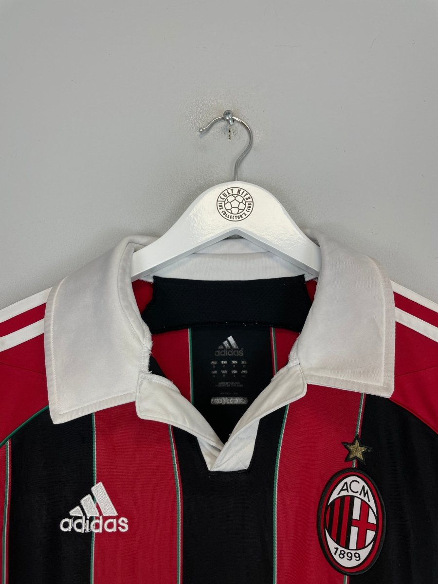 2012/13 AC MILAN HOME SHIRT (M) ADIDAS - Cult Kits - Medium - Buy Vintage Football Shirts, Authentic Retro Football Shirts For Sale, Classic Football Shirts & Soccer Jersey