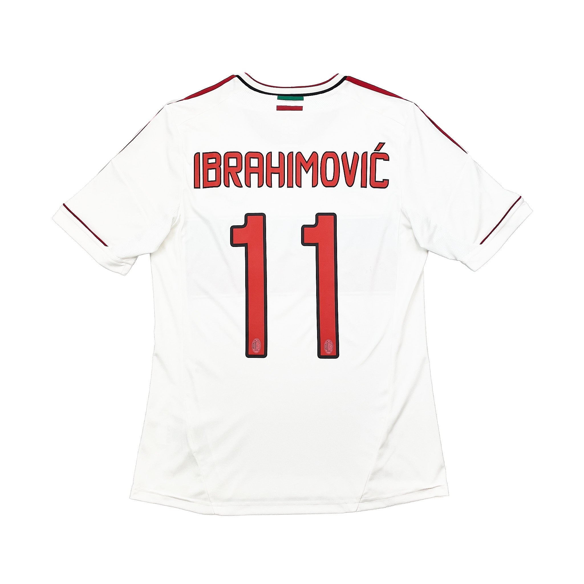 Buy 2012/13 AC Milan Ibrahimovic 11 Away Shirt (M) Adidas ~ Free worldwide shipping ~ Authentic Vintage Football Shirts from Cult Kits