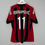 Shop 2012/13 AC MILAN IBRAHIMOVIC #11 HOME SHIRT (L) ADIDAS, classic football shirts, vintage football shirts & retro soccer jerseys at Cult Kits