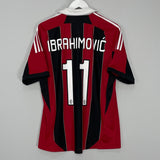 Shop 2012/13 AC MILAN IBRAHIMOVIC #11 HOME SHIRT (L) ADIDAS, classic football shirts, vintage football shirts & retro soccer jerseys at Cult Kits