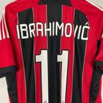 Shop 2012/13 AC MILAN IBRAHIMOVIC #11 HOME SHIRT (L) ADIDAS, classic football shirts, vintage football shirts & retro soccer jerseys at Cult Kits