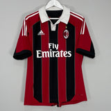 Shop 2012/13 AC MILAN IBRAHIMOVIC #11 HOME SHIRT (L) ADIDAS, classic football shirts, vintage football shirts & retro soccer jerseys at Cult Kits