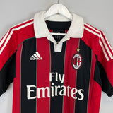 Shop 2012/13 AC MILAN IBRAHIMOVIC #11 *PLAYER ISSUE* HOME SHIRT (L) ADIDAS, classic football shirts, vintage football shirts & retro soccer jerseys at Cult Kits