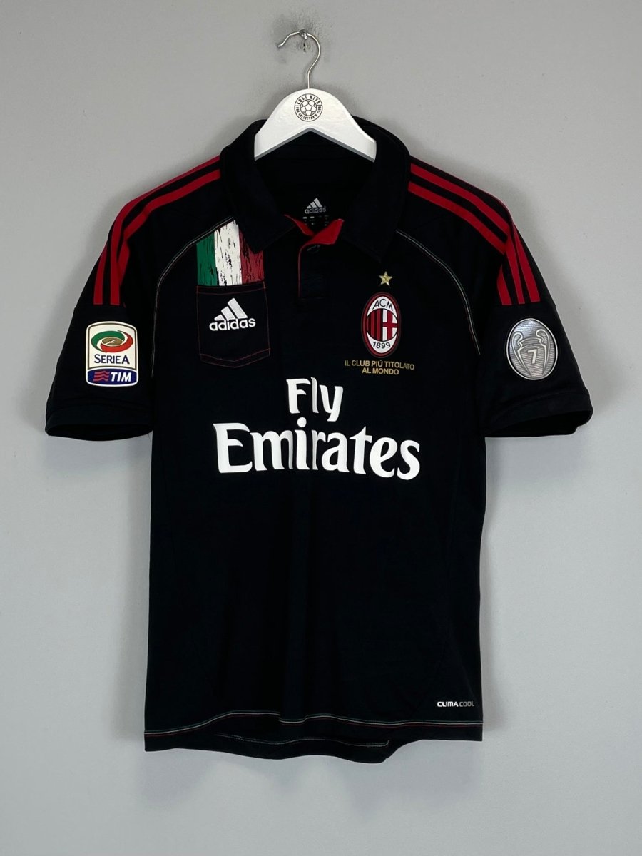 2012/13 AC MILAN IBRAHIMOVIC 11 THIRD SHIRT (S) ADIDAS - Cult Kits - Small - Buy Vintage Football Shirts, Authentic Retro Football Shirts For Sale, Classic Football Shirts & Soccer Jersey