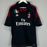 Shop 2012/13 AC MILAN IBRAHIMOVIC #11 THIRD SHIRT (XL) ADIDAS, classic football shirts, vintage football shirts & retro soccer jerseys at Cult Kits
