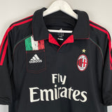 Shop 2012/13 AC MILAN IBRAHIMOVIC #11 THIRD SHIRT (XL) ADIDAS, classic football shirts, vintage football shirts & retro soccer jerseys at Cult Kits