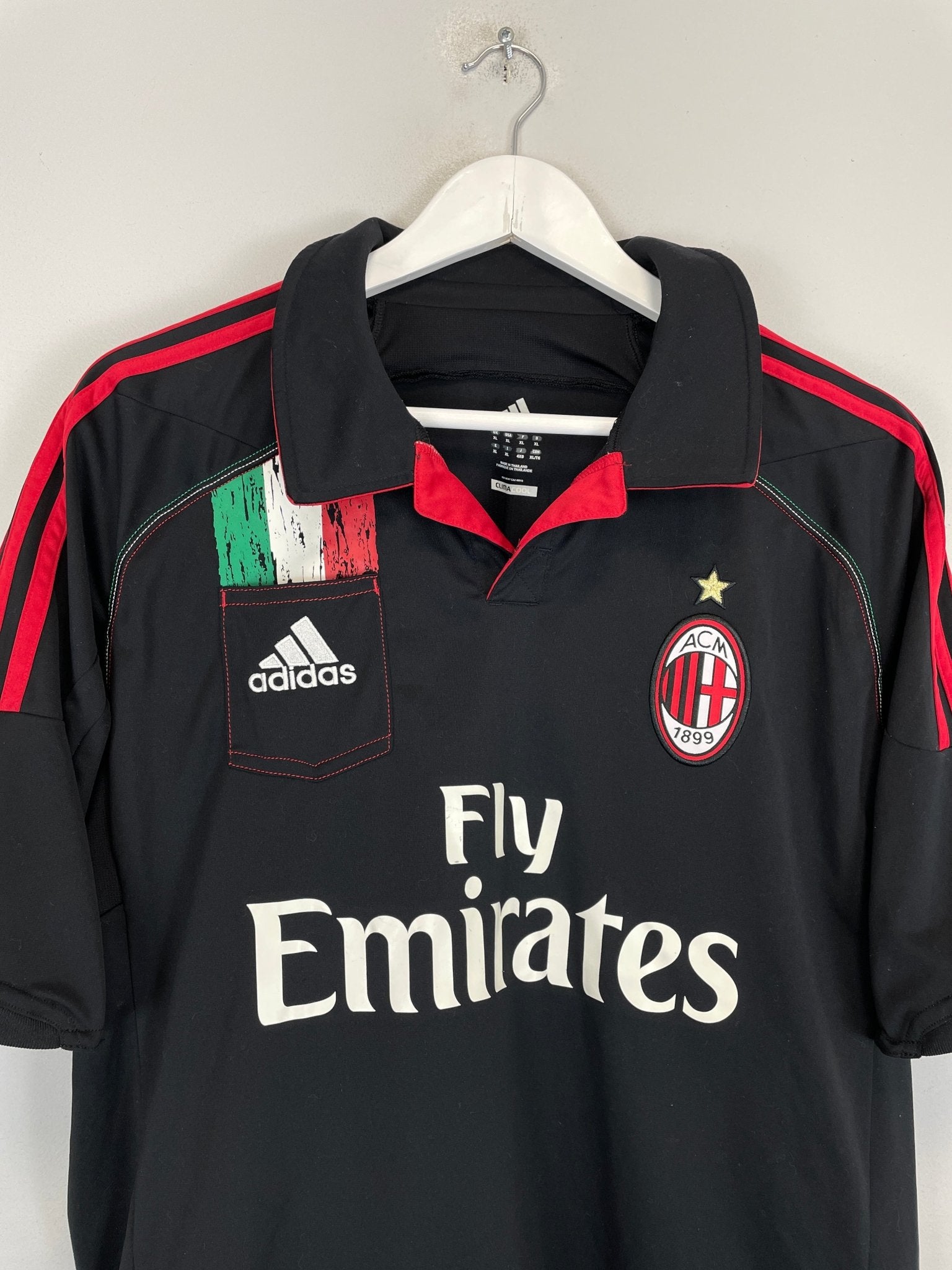 Shop 2012/13 AC MILAN IBRAHIMOVIC #11 THIRD SHIRT (XL) ADIDAS, classic football shirts, vintage football shirts & retro soccer jerseys at Cult Kits