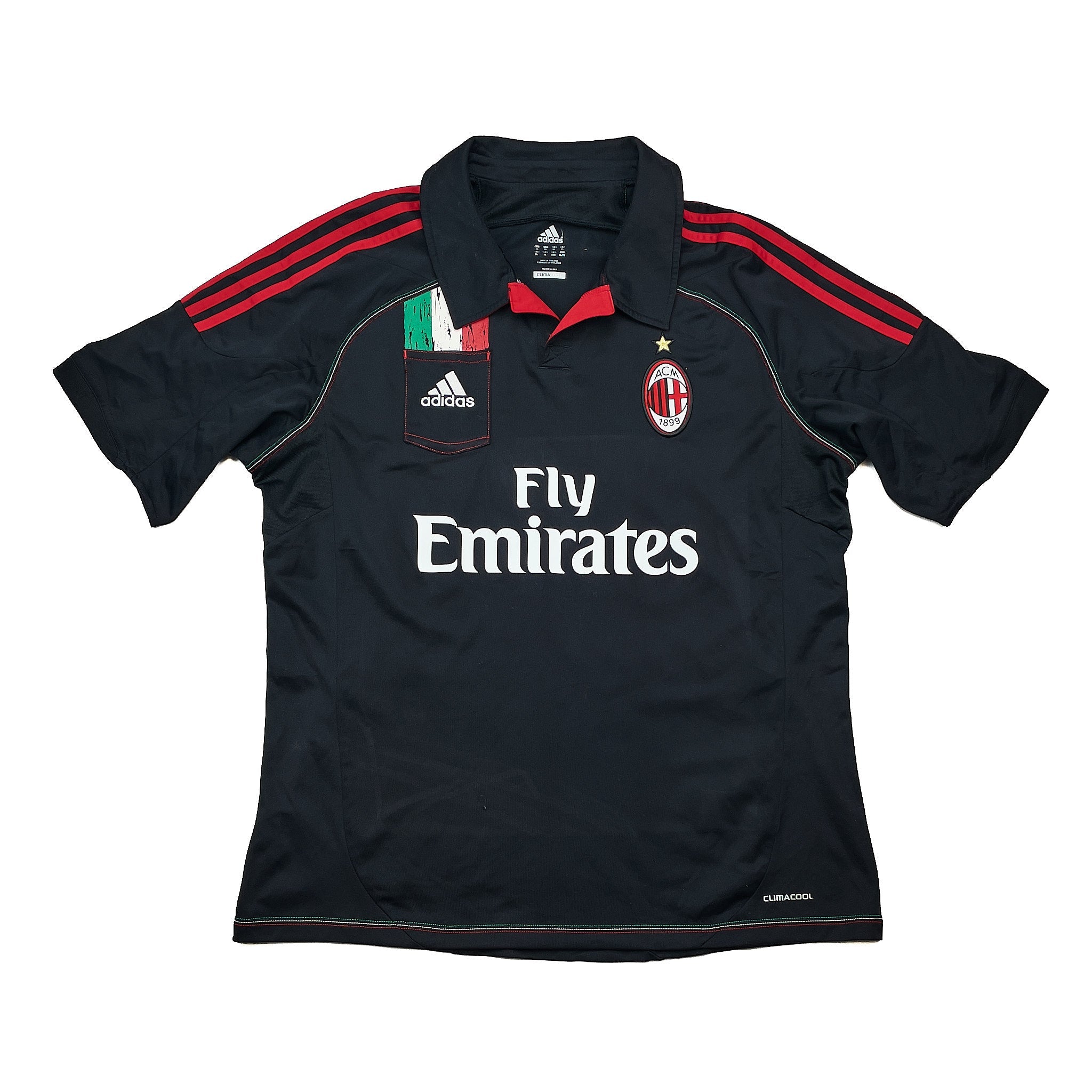 Buy 2012/13 AC Milan Ibrahimovic 11 Third Shirt (XL) Adidas ~ Free worldwide shipping available ~ Authentic Vintage Football Shirts from Cult Kits