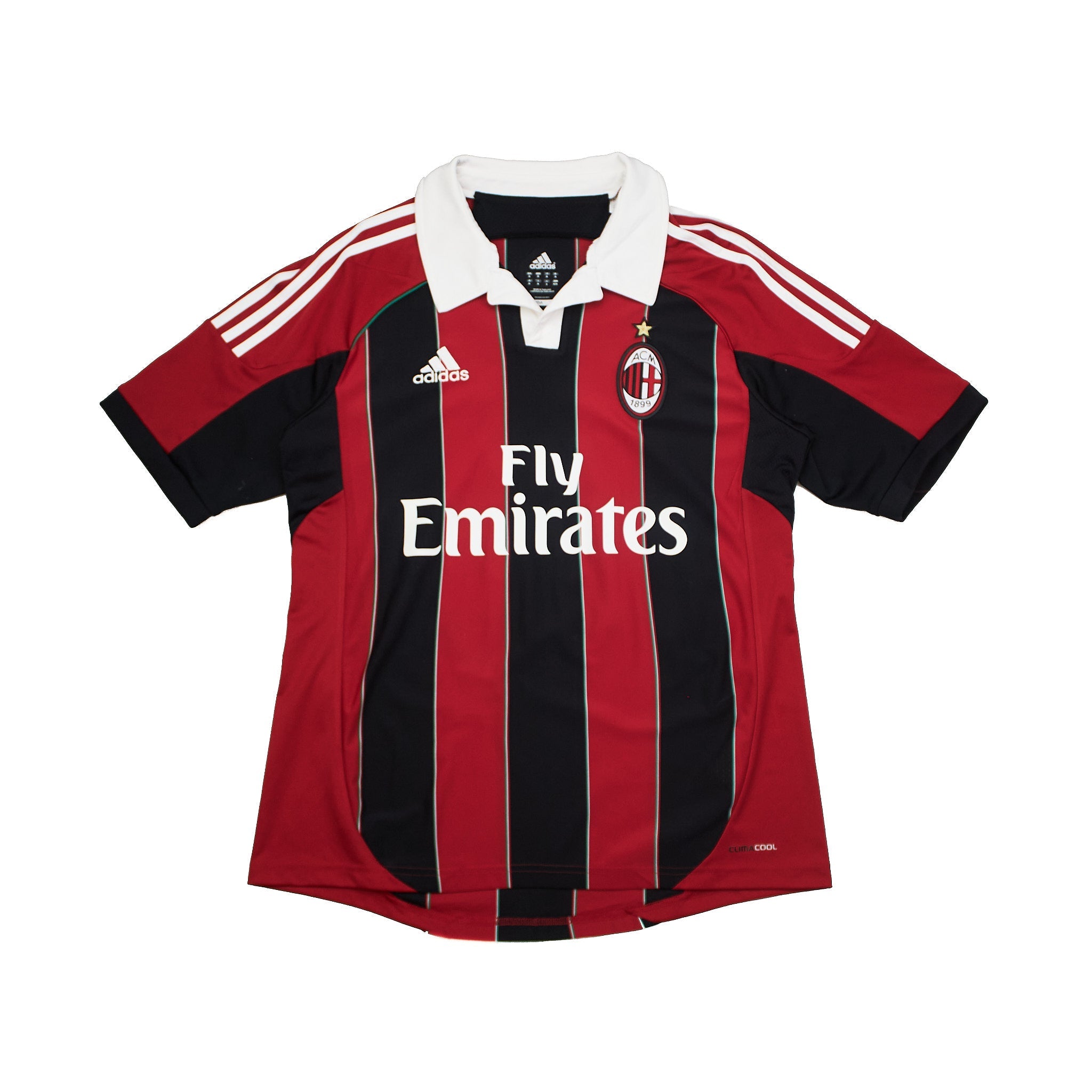 Buy 2012/13 AC Milan Nesta 13 Home Shirt (M) Adidas ~ Free worldwide shipping ~ Authentic Vintage Football Shirts from Cult Kits