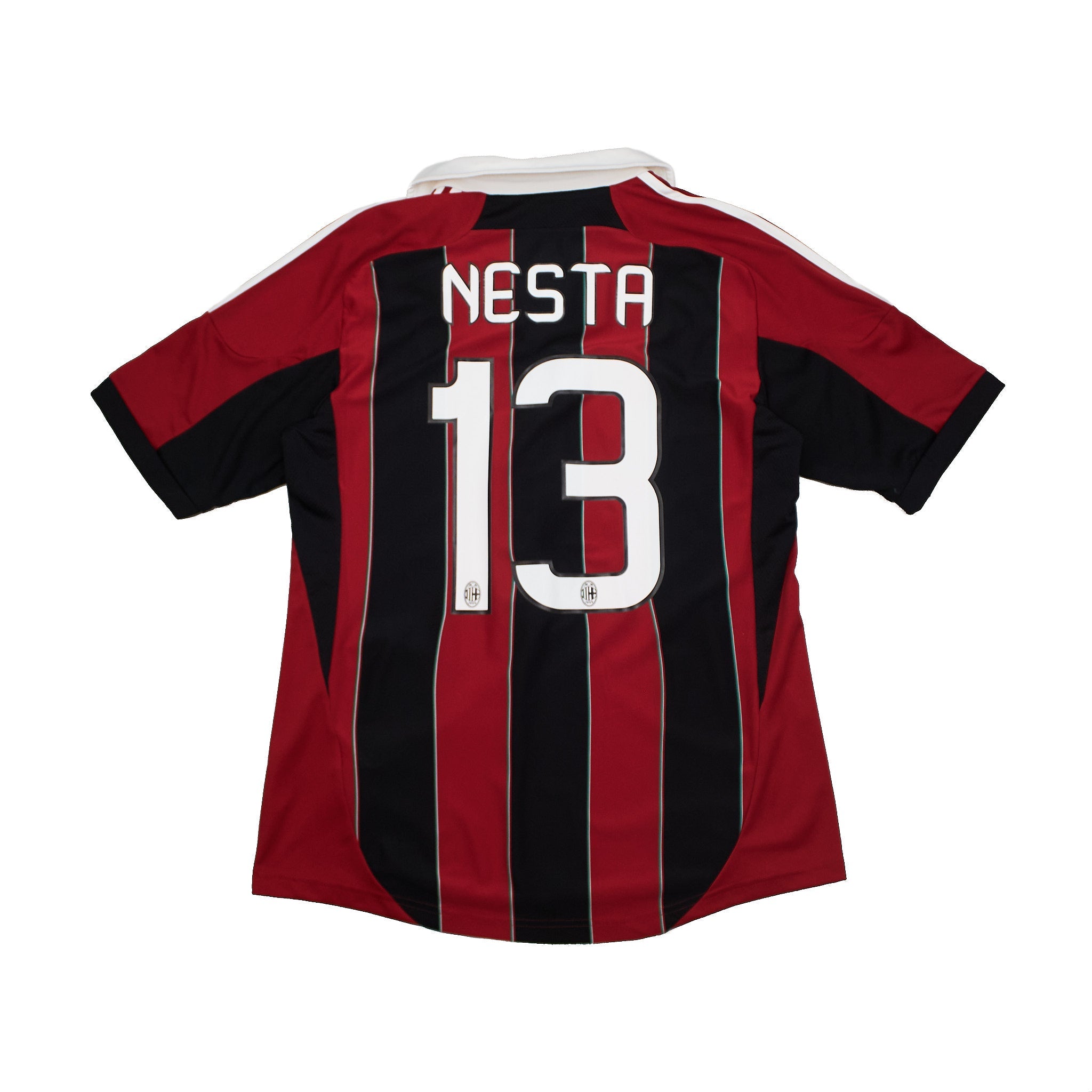 Buy 2012/13 AC Milan Nesta 13 Home Shirt (M) Adidas ~ Free worldwide shipping ~ Authentic Vintage Football Shirts from Cult Kits
