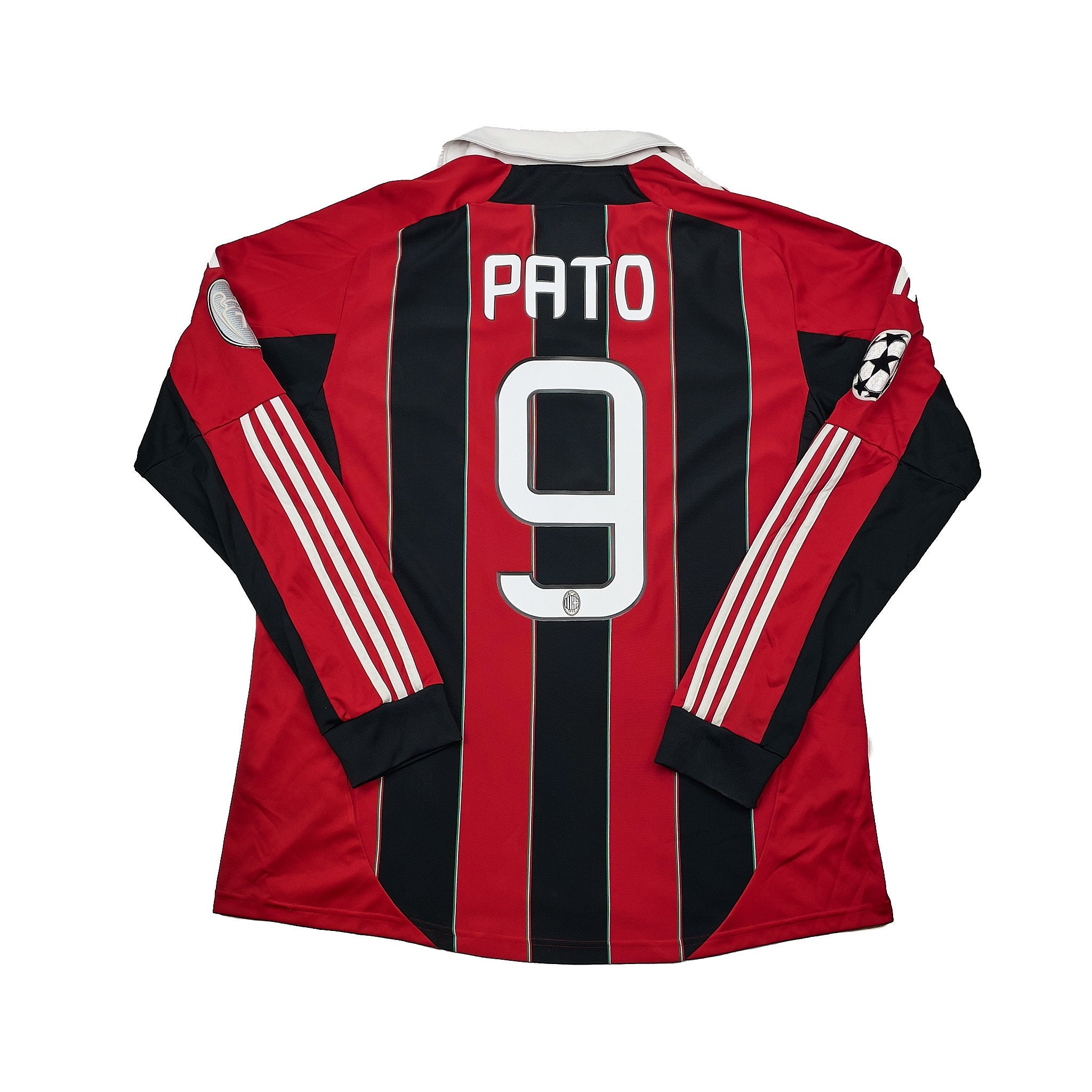 Buy 2012/13 AC Milan Pato 9 L/S C/L Home Shirt (XL) Adidas ~ Free worldwide shipping ~ Authentic Vintage Football Shirts from Cult Kits