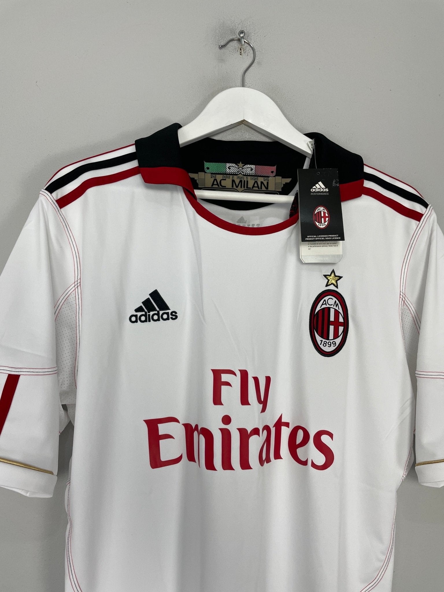 Shop 2012/13 AC MILAN RONALDINHO #80 *BNWT* AWAY SHIRT (L) ADIDAS, classic football shirts, vintage football shirts & retro soccer jerseys at Cult Kits