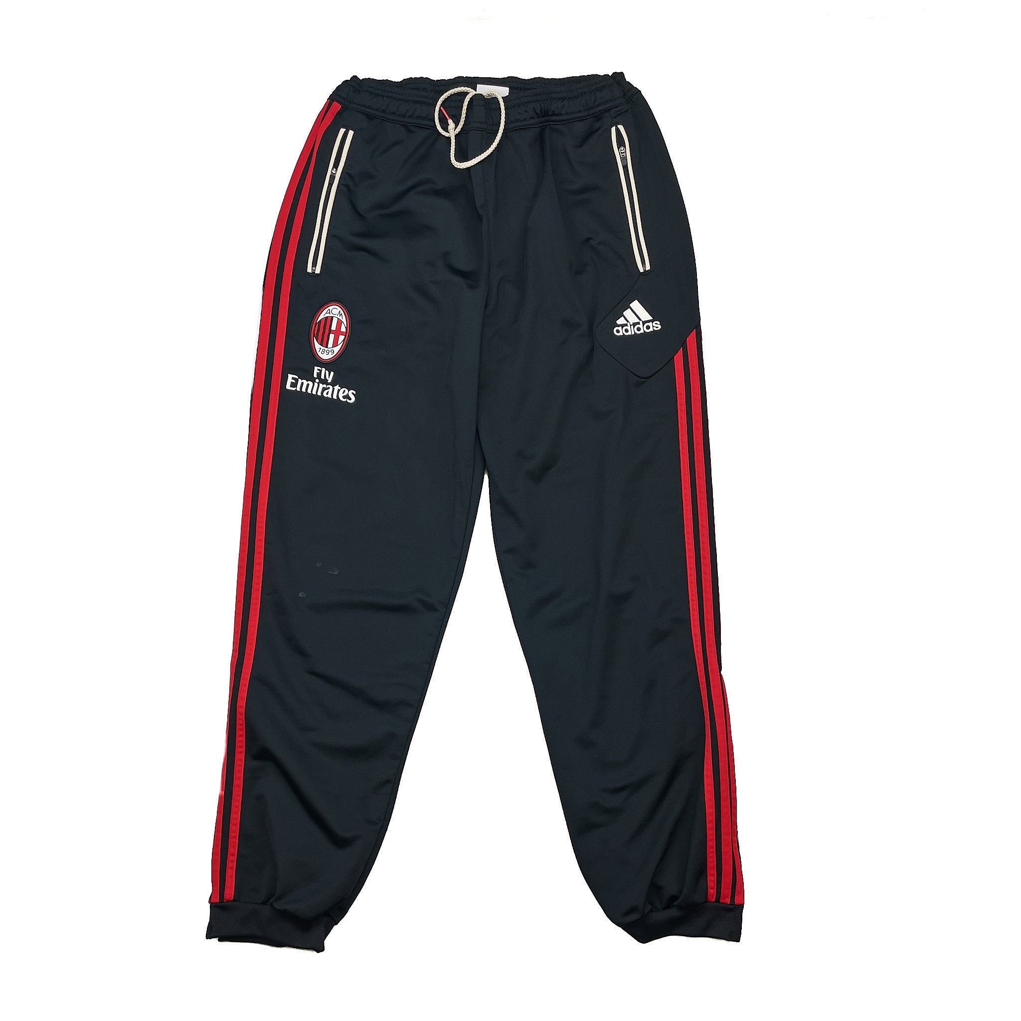 Buy 2012/13 AC Milan Tracksuit Bottoms (L) Adidas ~ Free worldwide shipping available ~ Authentic Vintage Football Shirts from Cult Kits