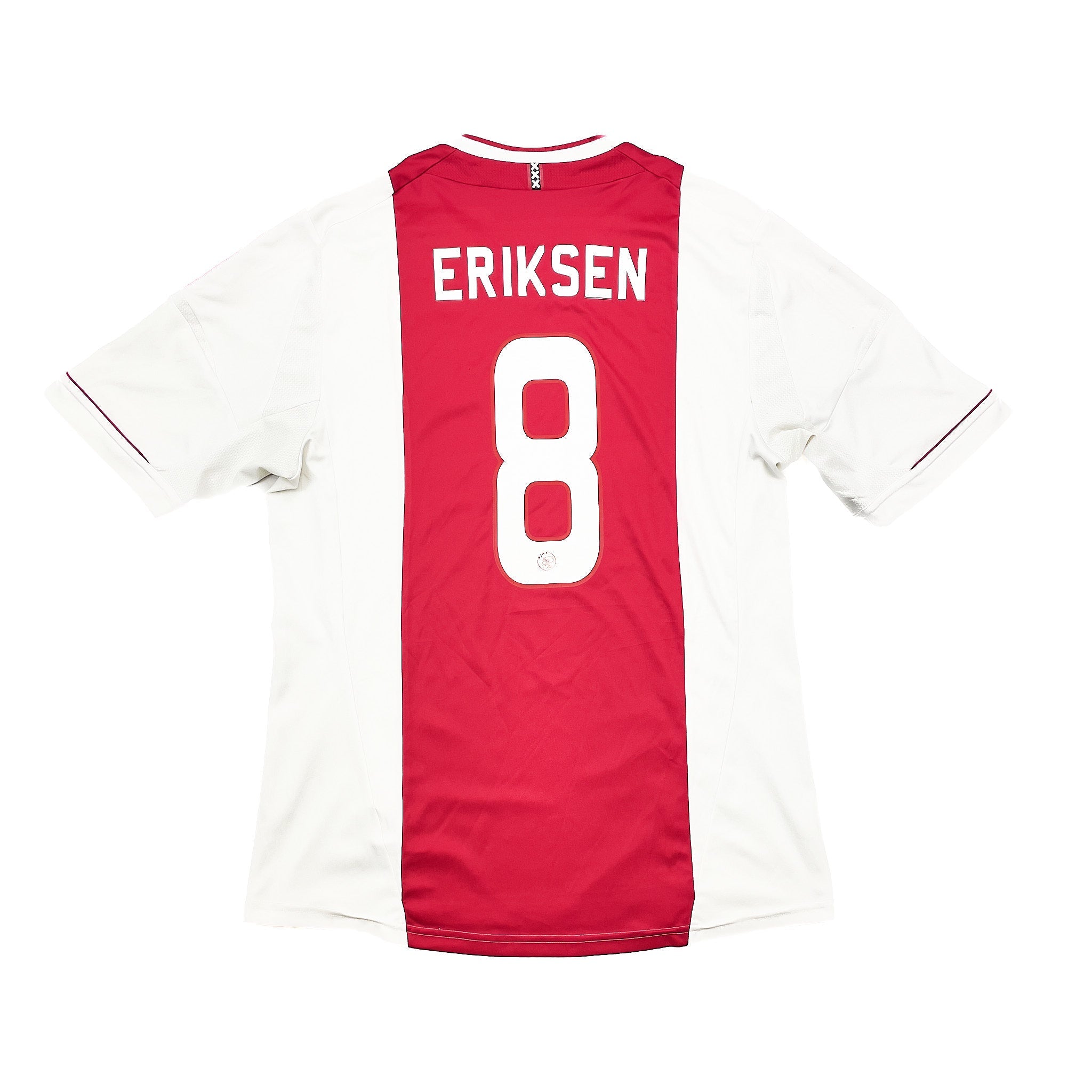 Buy 2012/13 AJAX ERIKSEN 8 HOME SHIRT (L) ADIDAS ~ Free worldwide shipping available ~ Authentic Vintage Football Shirts from Cult Kits