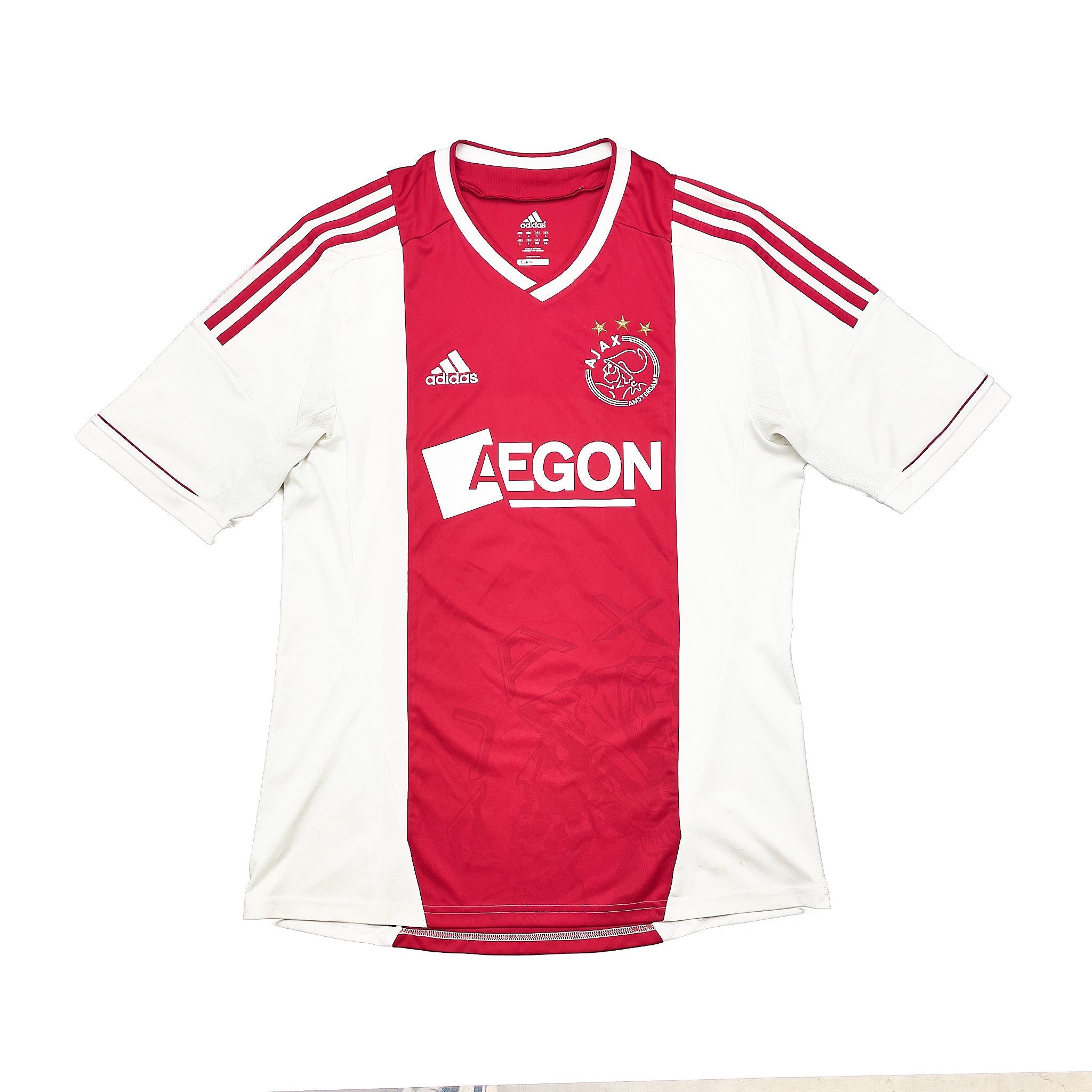 Buy 2012/13 AJAX ERIKSEN 8 HOME SHIRT (L) ADIDAS ~ Free worldwide shipping available ~ Authentic Vintage Football Shirts from Cult Kits