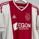 Shop 2012/13 AJAX HOME SHIRT (M) ADIDAS, classic football shirts, vintage football shirts & retro soccer jerseys at Cult Kits