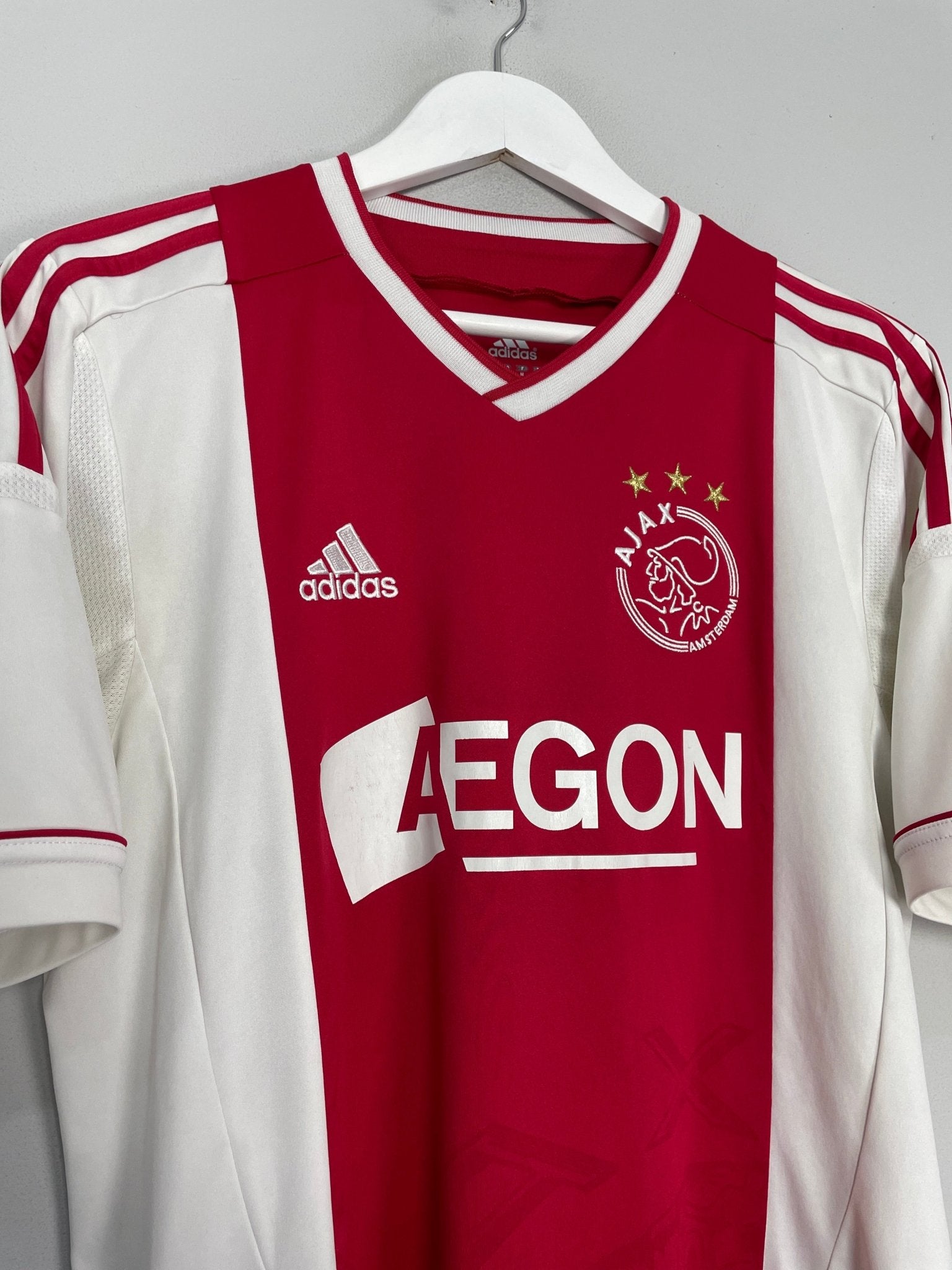 Shop 2012/13 AJAX HOME SHIRT (M) ADIDAS, classic football shirts, vintage football shirts & retro soccer jerseys at Cult Kits