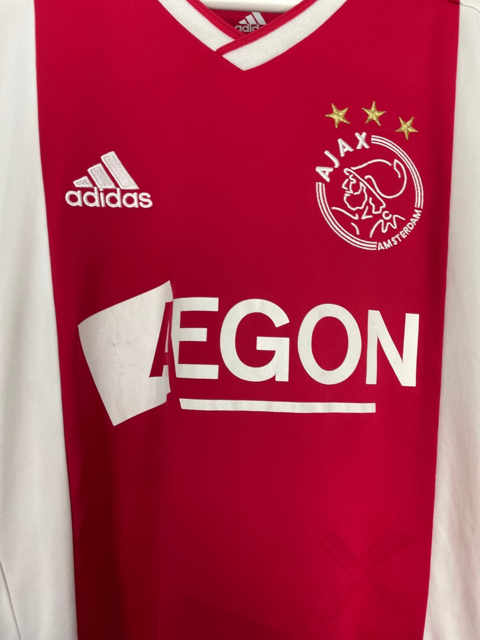 Shop 2012/13 AJAX HOME SHIRT (M) ADIDAS, classic football shirts, vintage football shirts & retro soccer jerseys at Cult Kits