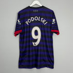 Shop 2012/13 ARSENAL PODOLSKI #9 AWAY SHIRT (L) NIKE, classic football shirts, vintage football shirts & retro soccer jerseys at Cult Kits