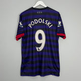 Shop 2012/13 ARSENAL PODOLSKI #9 AWAY SHIRT (L) NIKE, classic football shirts, vintage football shirts & retro soccer jerseys at Cult Kits