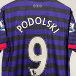 Shop 2012/13 ARSENAL PODOLSKI #9 AWAY SHIRT (L) NIKE, classic football shirts, vintage football shirts & retro soccer jerseys at Cult Kits