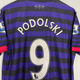 Shop 2012/13 ARSENAL PODOLSKI #9 AWAY SHIRT (L) NIKE, classic football shirts, vintage football shirts & retro soccer jerseys at Cult Kits