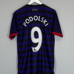 Shop 2012/13 ARSENAL PODOLSKI #9 AWAY SHIRT (M) NIKE, classic football shirts, vintage football shirts & retro soccer jerseys at Cult Kits