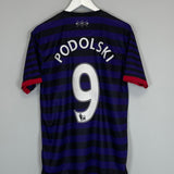 Shop 2012/13 ARSENAL PODOLSKI #9 AWAY SHIRT (M) NIKE, classic football shirts, vintage football shirts & retro soccer jerseys at Cult Kits