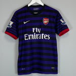 Shop 2012/13 ARSENAL PODOLSKI #9 AWAY SHIRT (M) NIKE, classic football shirts, vintage football shirts & retro soccer jerseys at Cult Kits
