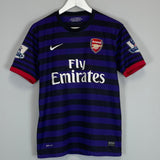 Shop 2012/13 ARSENAL PODOLSKI #9 AWAY SHIRT (M) NIKE, classic football shirts, vintage football shirts & retro soccer jerseys at Cult Kits