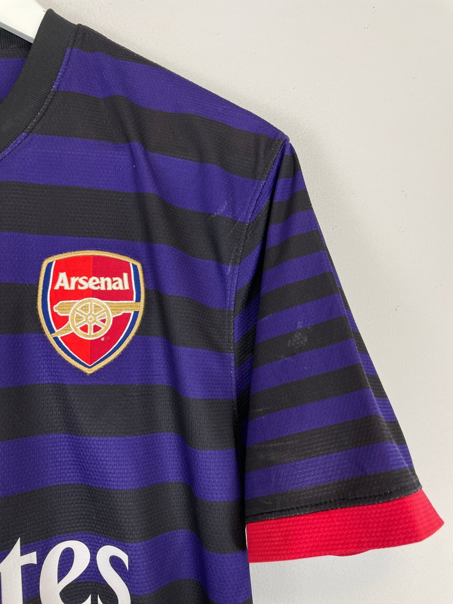 Shop 2012/13 ARSENAL PODOLSKI #9 AWAY SHIRT (M) NIKE, classic football shirts, vintage football shirts & retro soccer jerseys at Cult Kits