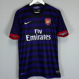 Shop 2012/13 ARSENAL PODOLSKI #9 AWAY SHIRT (M) NIKE, classic football shirts, vintage football shirts & retro soccer jerseys at Cult Kits